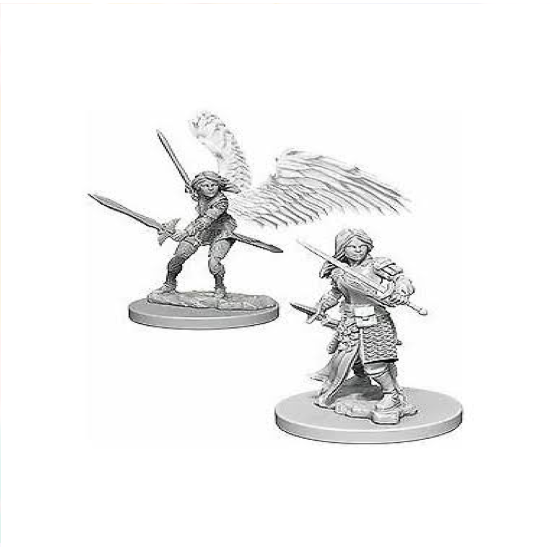 D&D Nolzur's Marvelous Miniatures Unpainted Female Aasimar Paladin