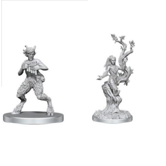D&D Nolzur's Marvelous Miniatures Unpainted Satyr And Dryad