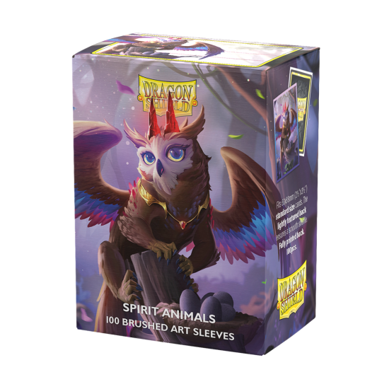 Dragon Shield Brushed Art Standard Sized Sleeves 100 The Dragowls
