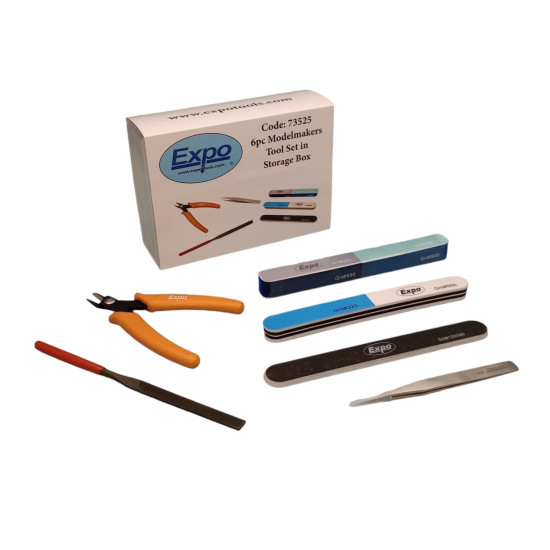 Expo 6pc Modelmakers Tool Set in Storage Box 73525