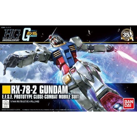Gunpla HG UC 1/144 RX-78-2 Gundam 