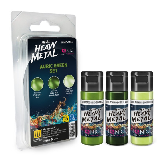 Ionic Real Heavy Metal Auric Green Set 0594