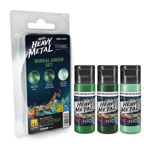 Ionic Real Heavy Metal Boreal Green Set 0593