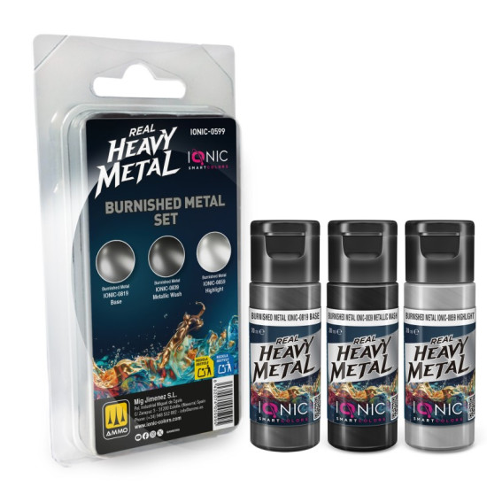 Ionic Real Heavy Metal Burnished Metal Set 0599
