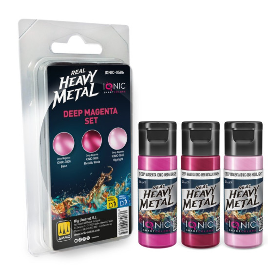 Ionic Real Heavy Metal Deep Magenta Set 0586