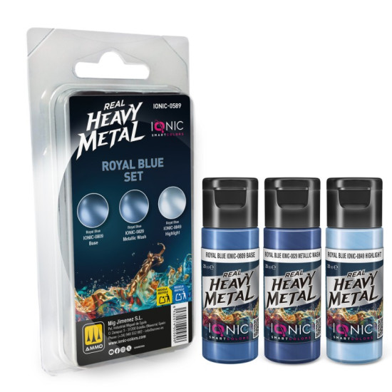 Ionic Real Heavy Metal Royal Blue Set 0589