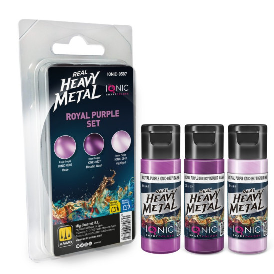Ionic Real Heavy Metal Royal Purple Set 0587