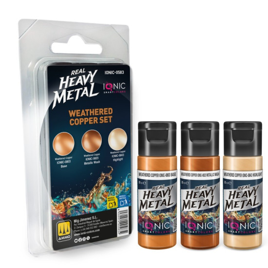 Ionic Real Heavy Metal Weathered Copper Set 0583