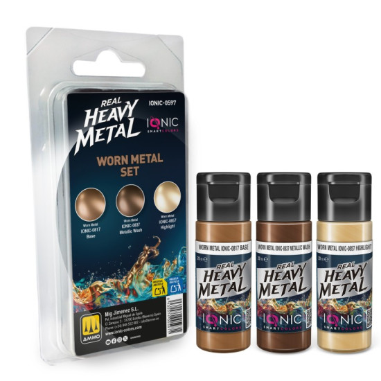 Ionic Real Heavy Metal Worn Metal Set 0597