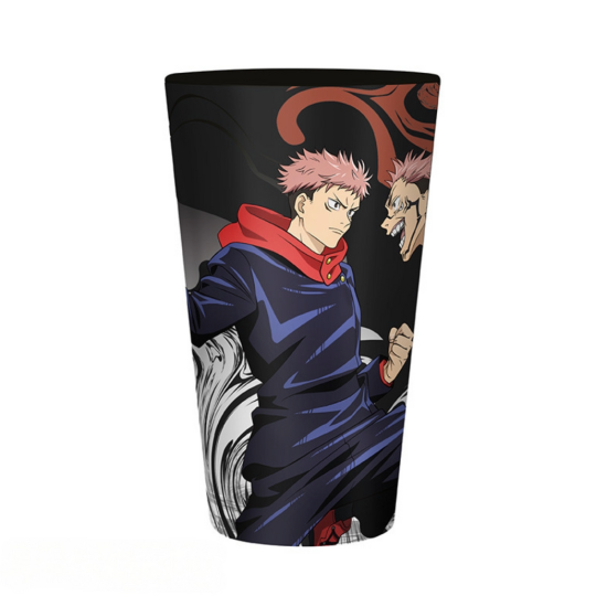 Jujutsu Kaisen Large Glass Itadori vs Sukuna