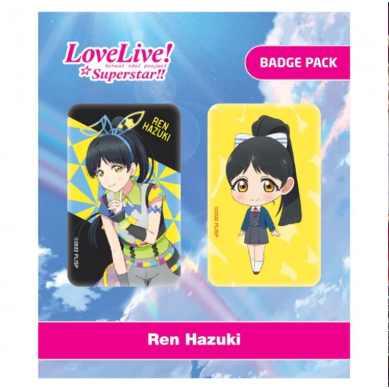 Love Live Superstar Ren Hazuki Badge Pack