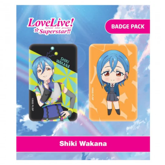 Love Live Superstar Shiki Wakana Badge Pack