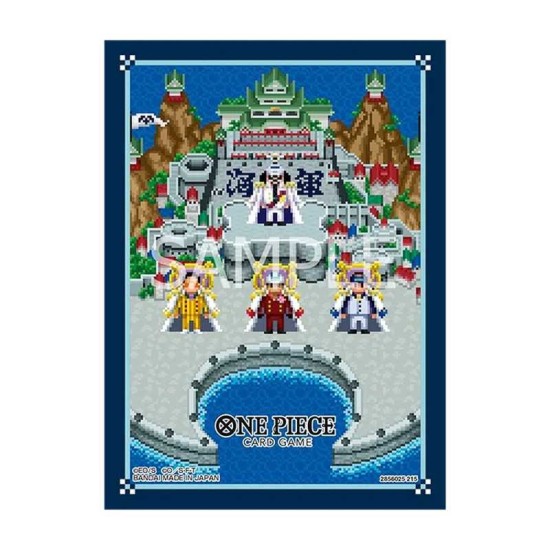 One Piece Card Game Official Sleeve v15 Pixel Admirals