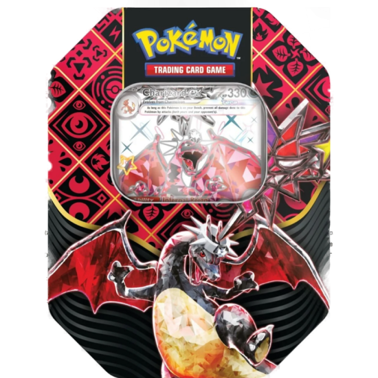 Pokemon Scarlet & Violet 4.5 Paldean Fates Tin Charizard