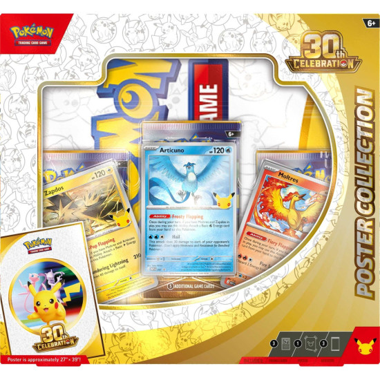 Pokemon TCG Poster Collection 30th Celebration Wave 1