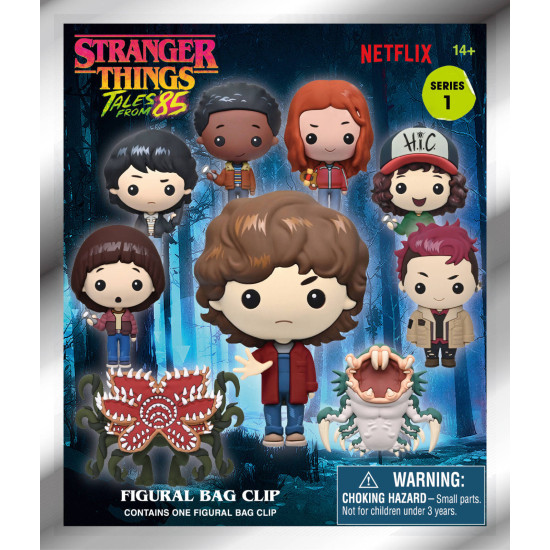 Stranger Things, Tales of '85 Series 1 3D Collectable Keychain/Bag Clip