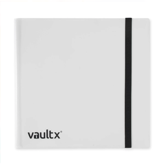 Vault X 12 Pocket Strap Binder White