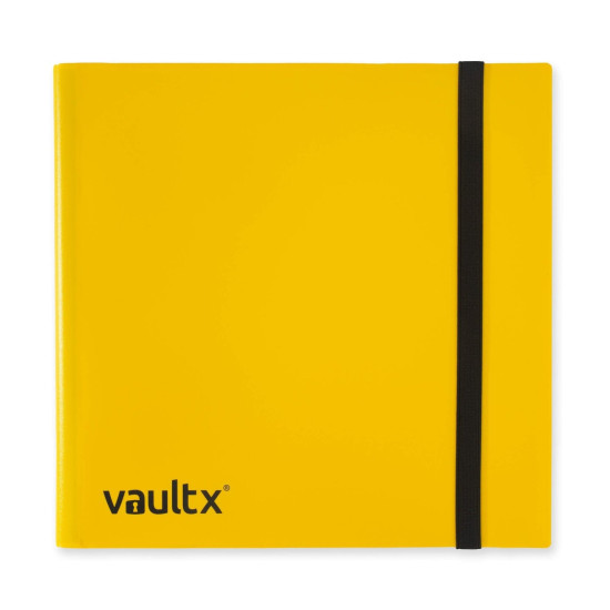 Vault X 12 Pocket Strap Binder Yellow