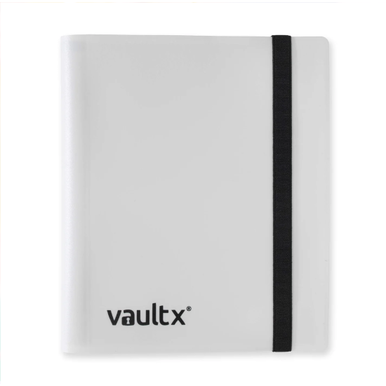 Vault X 4 Pocket Strap Binder White