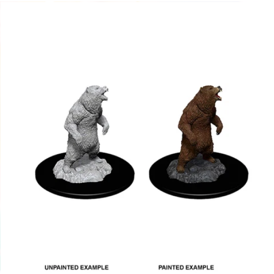 Wizkids Deep Cuts Unpainted Miniatures Grizzly