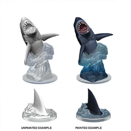 Wizkids Deep Cuts Unpainted Miniatures Shark