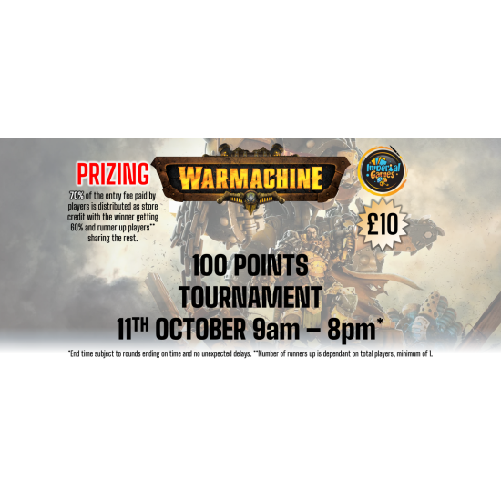Warmachine Tournament [100 points] 11th October